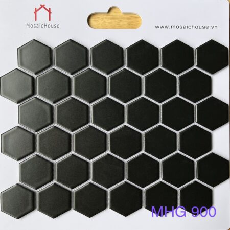 Gạch Mosaic Bát Giác Đen
