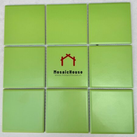 Gạch Mosaic 10x10 Men Mờ Màu Xanh Lá MHG 9718M