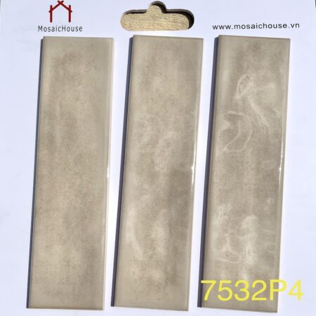 Gạch Thẻ Gợn Sóng 75x300 Màu Nâu 7532P4