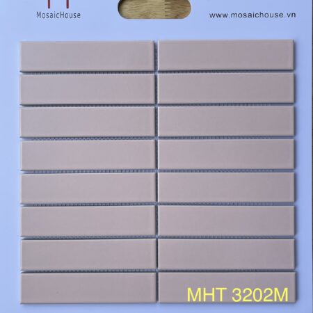 Gạch Mosaic Que Đũa 3202M Màu Hồng