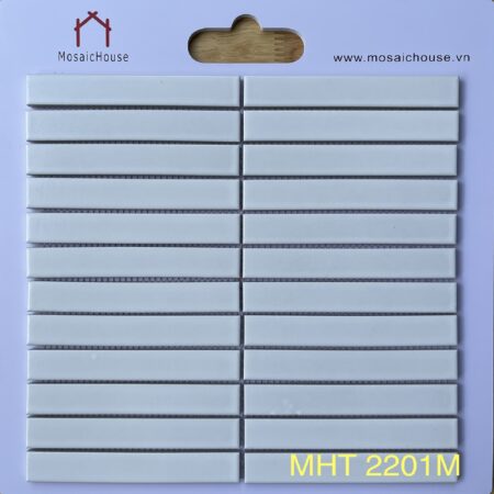 Gạch Mosaic Que Đũa 2201M Màu Trắng