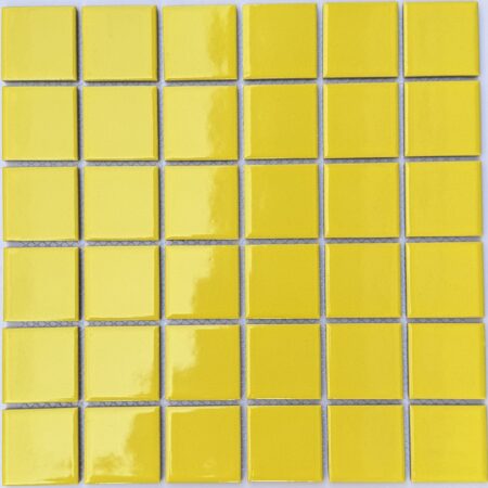 Gạch Mosaic Gốm Sứ Màu Vàng MHG 4815