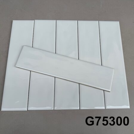 Gạch Thẻ Gợn Bóng Màu Trắng G75300