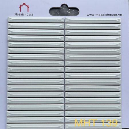 Gạch Mosaic Que Đũa MHT 139 Màu Trắng