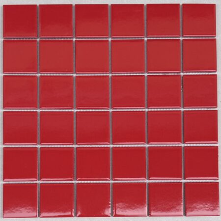 Gạch Mosaic Gốm Sứ Màu Đỏ